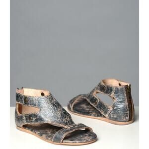 Bed Stu Women’s Soto Distressed Leather Sandals Sz 7 Gladiator Boho Bohemian